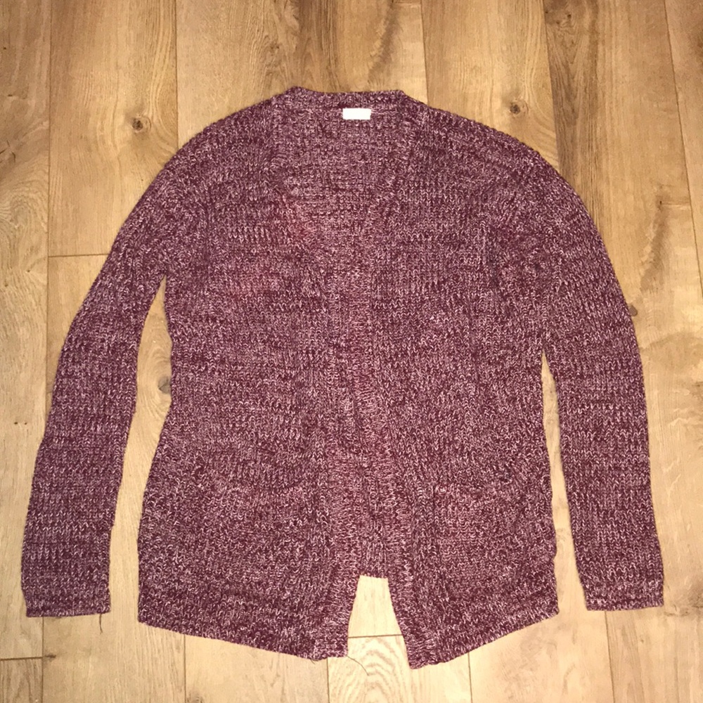 Maroon Cardigan